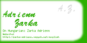 adrienn zarka business card
